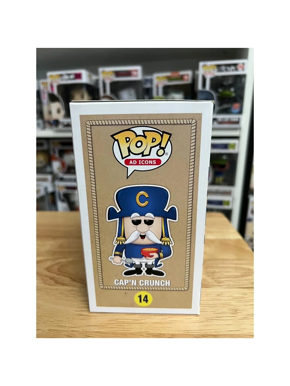 VAULTED EXCLUSIVE Cap'n Crunch Funko Pop #14 Ad Icons Captain Target Quaker Oats